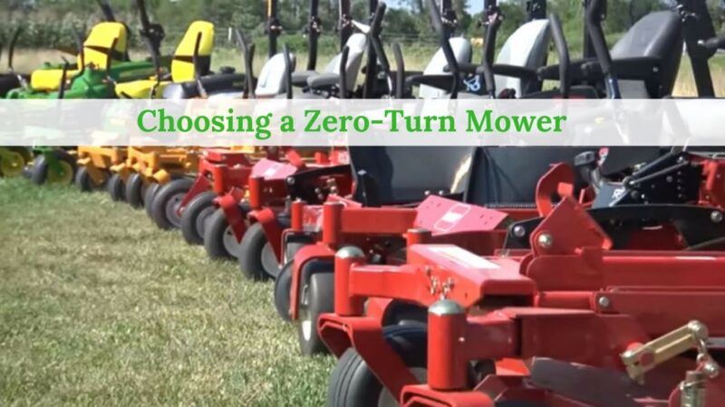 Choosing a Zero-Turn Mower (Video)